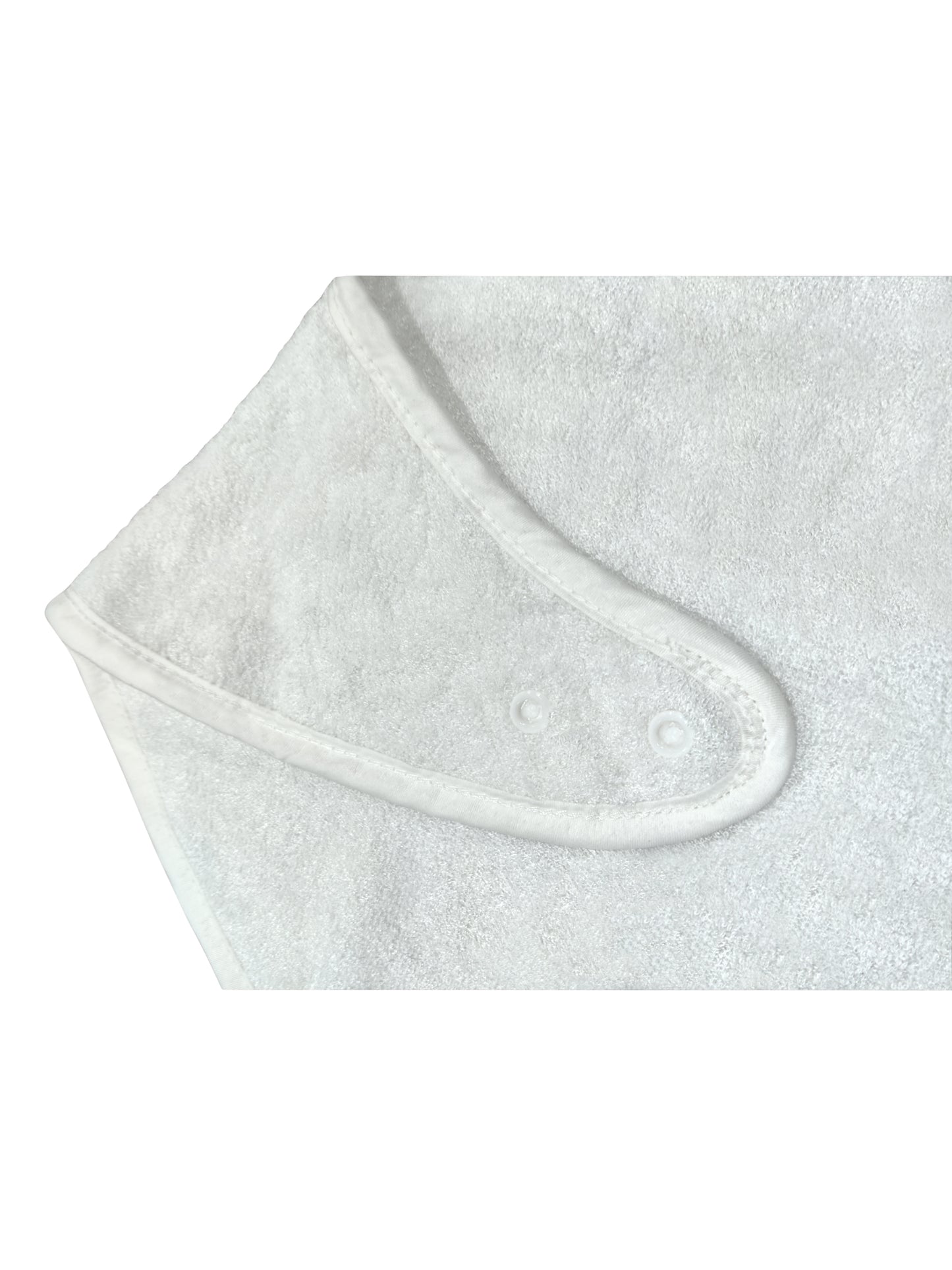 Détail des attaches à l’arrière du tablier de bain en bambou GRABENI.