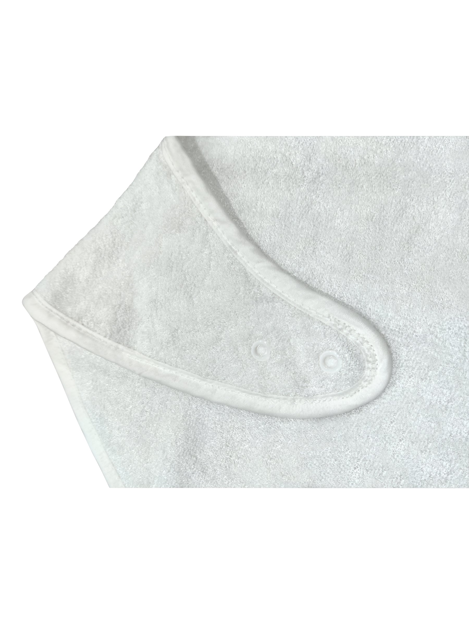 Détail des attaches à l’arrière du tablier de bain en bambou GRABENI.